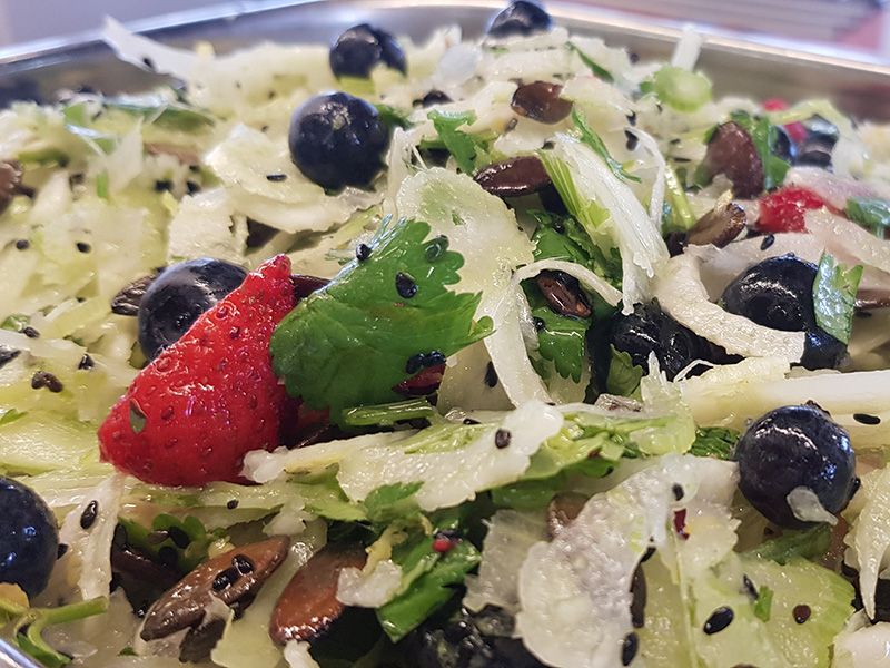 salade de fenouil aux fruits rouges