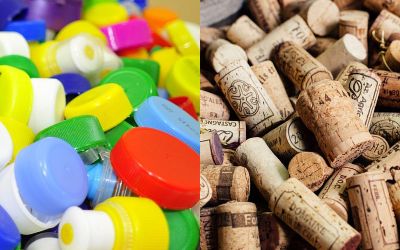 recyclage bouchons liège et plastique