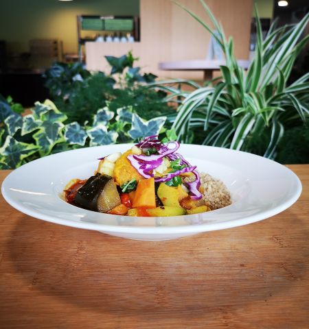 Colombo de patate douce dahl et quinoa