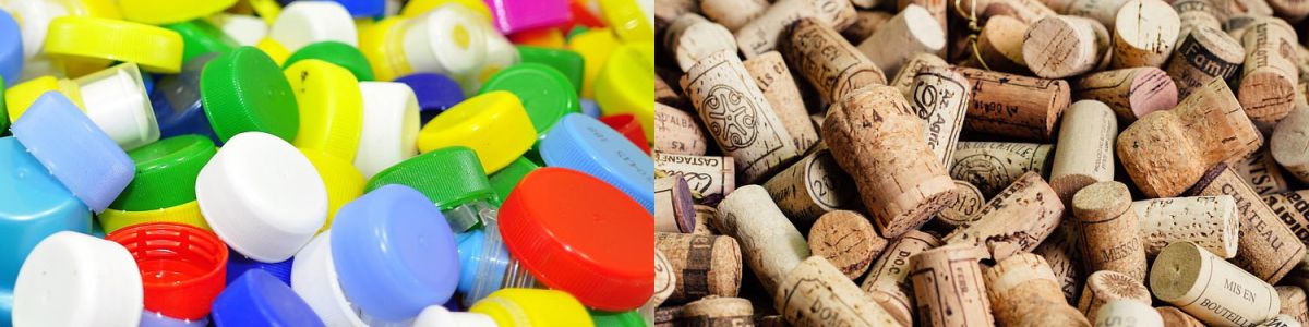 recyclage bouchons liège et plastique