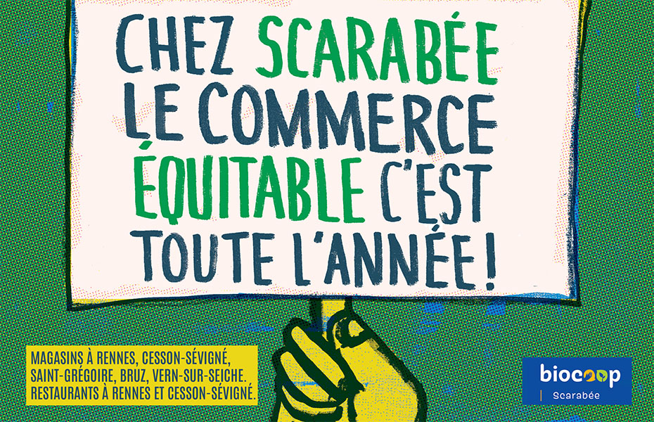 commerce équitable Biocoop Scarabée