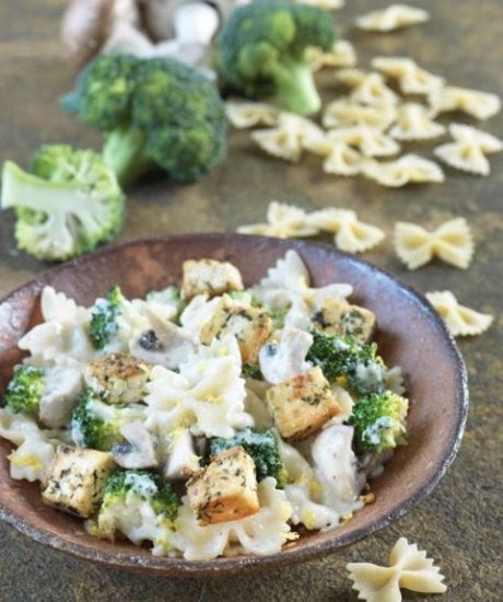 https://scarabee-biocoop.coop/Pâtes aux brocolis champignons et tofu mariné